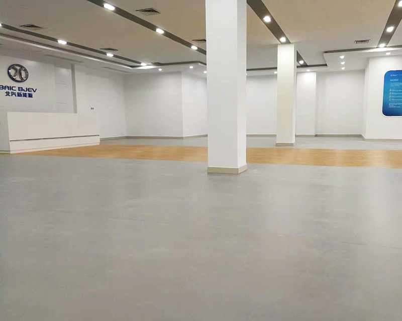 汽车城PVC地板展厅用